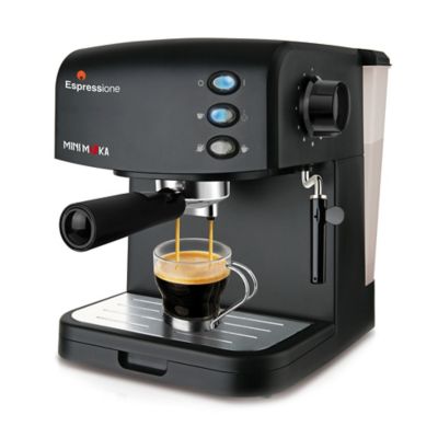Espressione Minimoka Pump Espresso Machine-Black - Bed Bath & Beyond